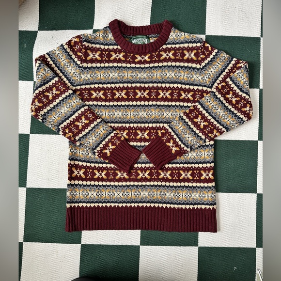 American Eagle Outfitters | Super Soft Fairisle Crew Neck Sweater | Medium - Picture 1 of 3